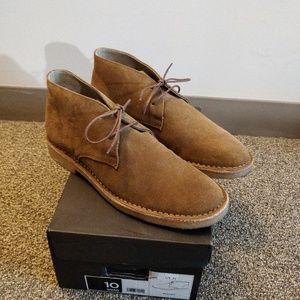 Suede Crepe Sole Chukka Desert boots